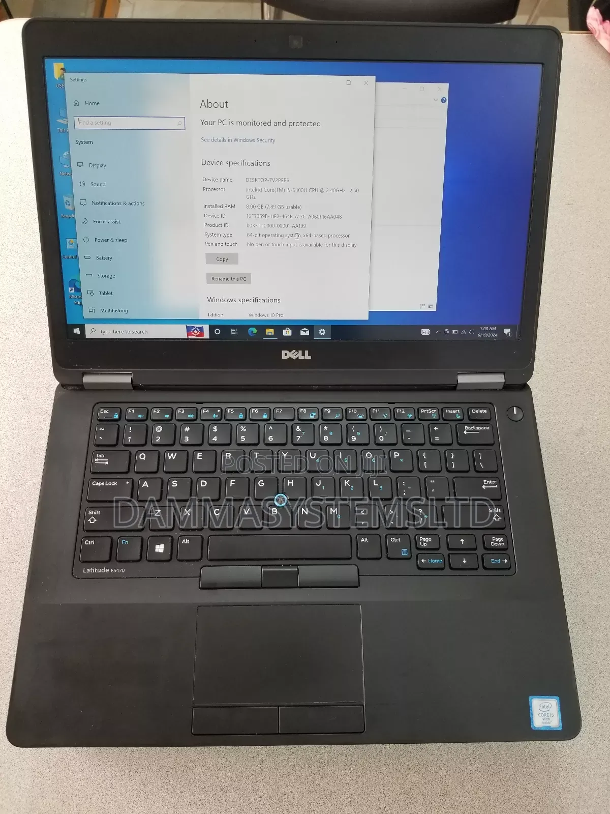 Laptop Dell Latitude 5480 8GB Intel Core I5 HDD 500GB