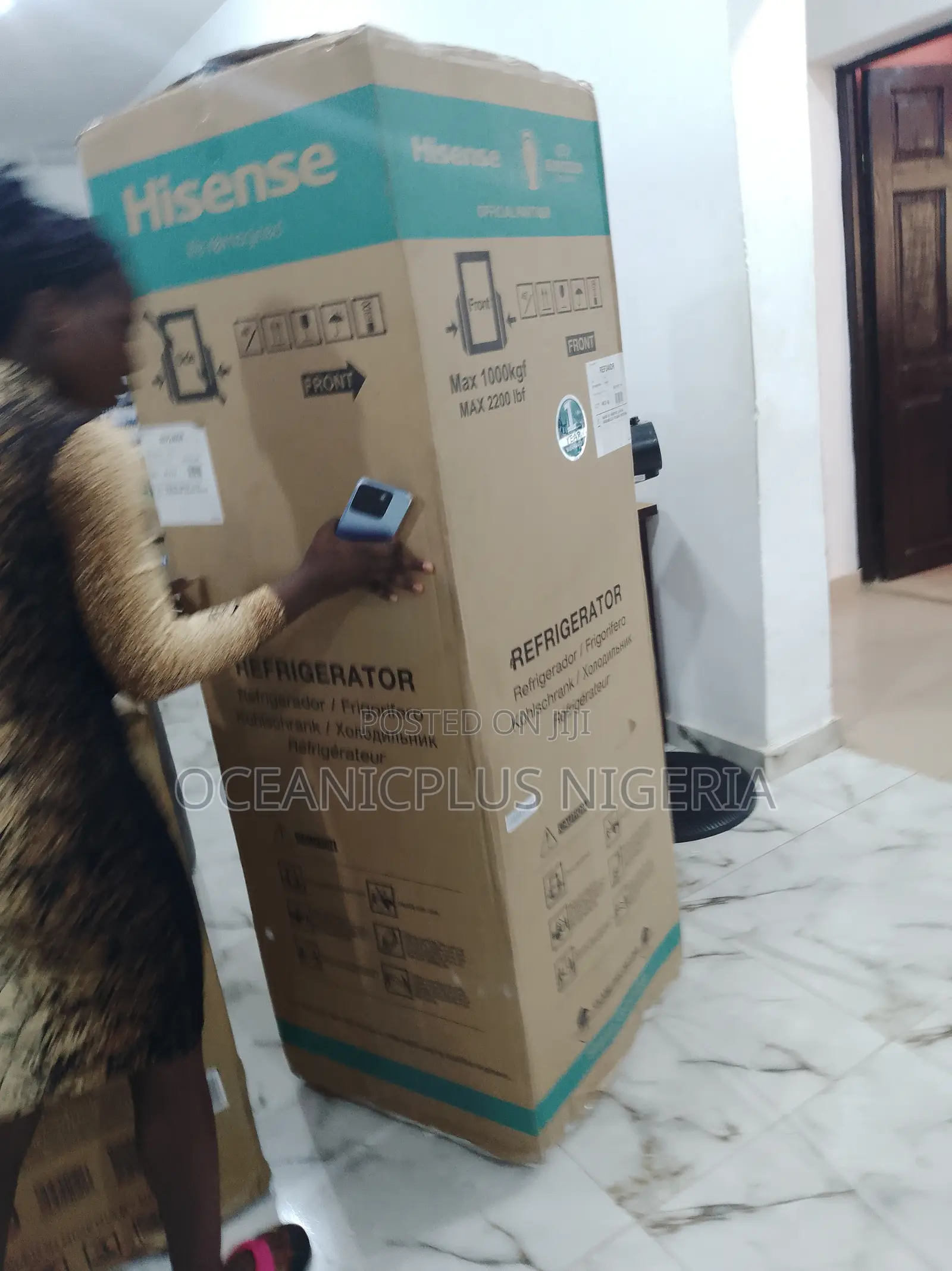 Quality Brand New Hisense Double Door Refrigerator in Stock!