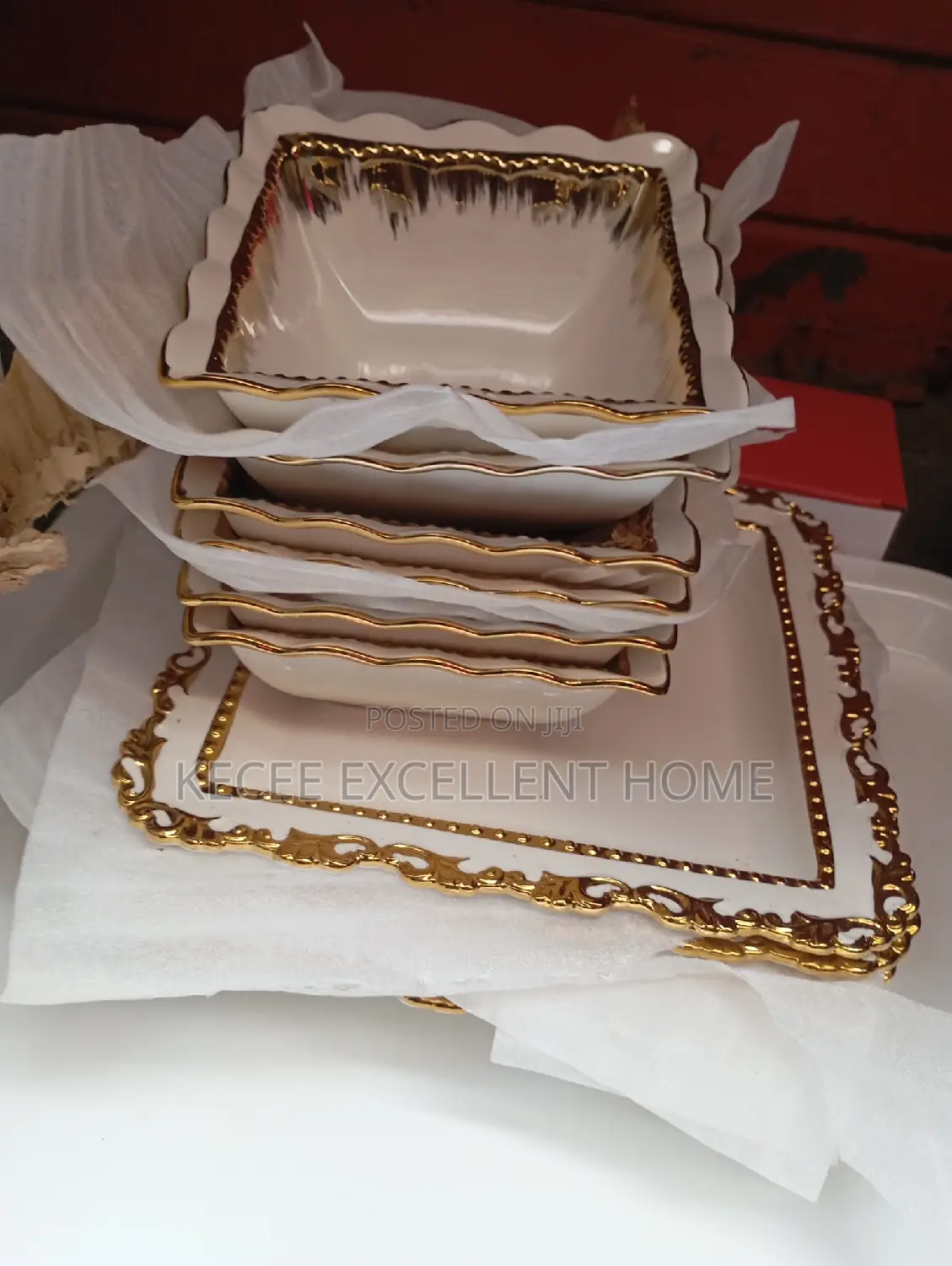 12 Pieces Dinner Set(6 Flat/6 Soup Plate)