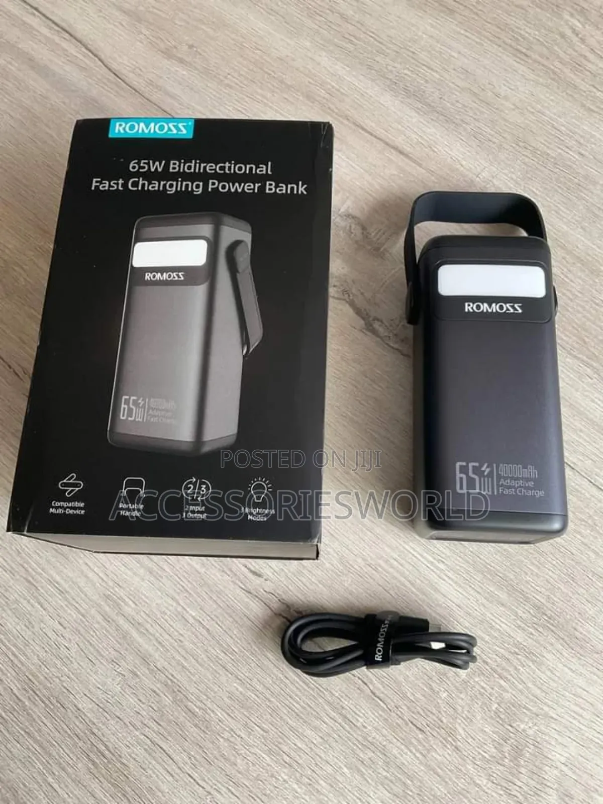 Romoss PMT40 Powerbank 40000mah Charging Power 65W