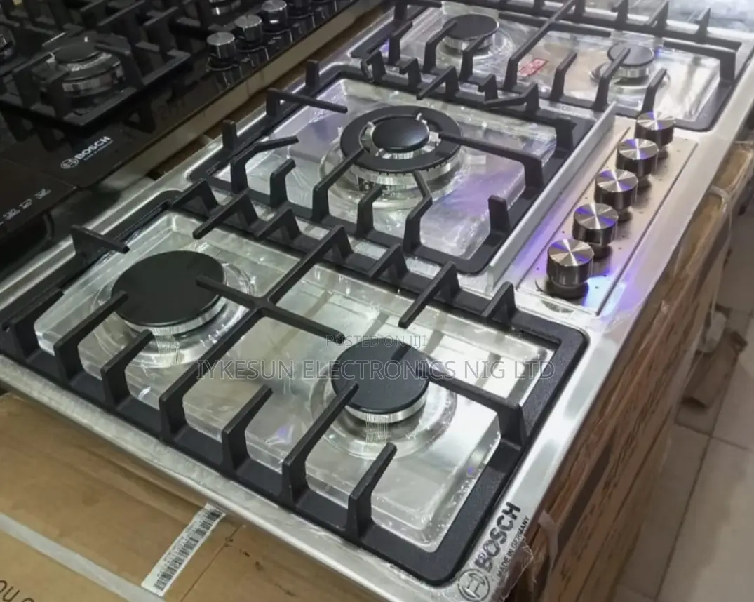 BOSCH in-Built Gas Cooker 90x60cm 5 All Gas Burner Etc.
