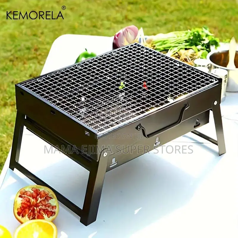 Portable BBQ Charcoal Grill Stainless Steel Small Mini BBQ