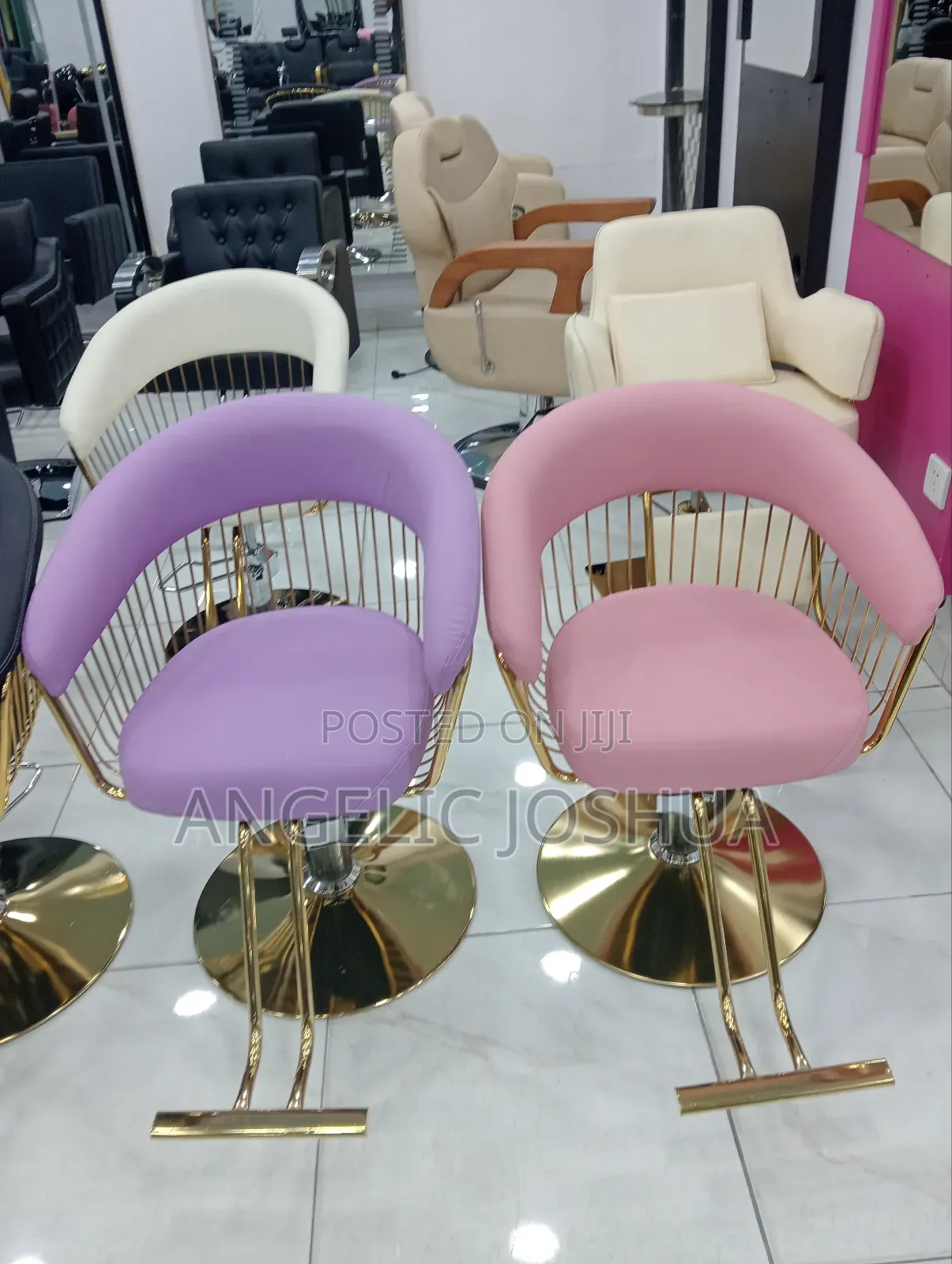 Gold Ironed Chair