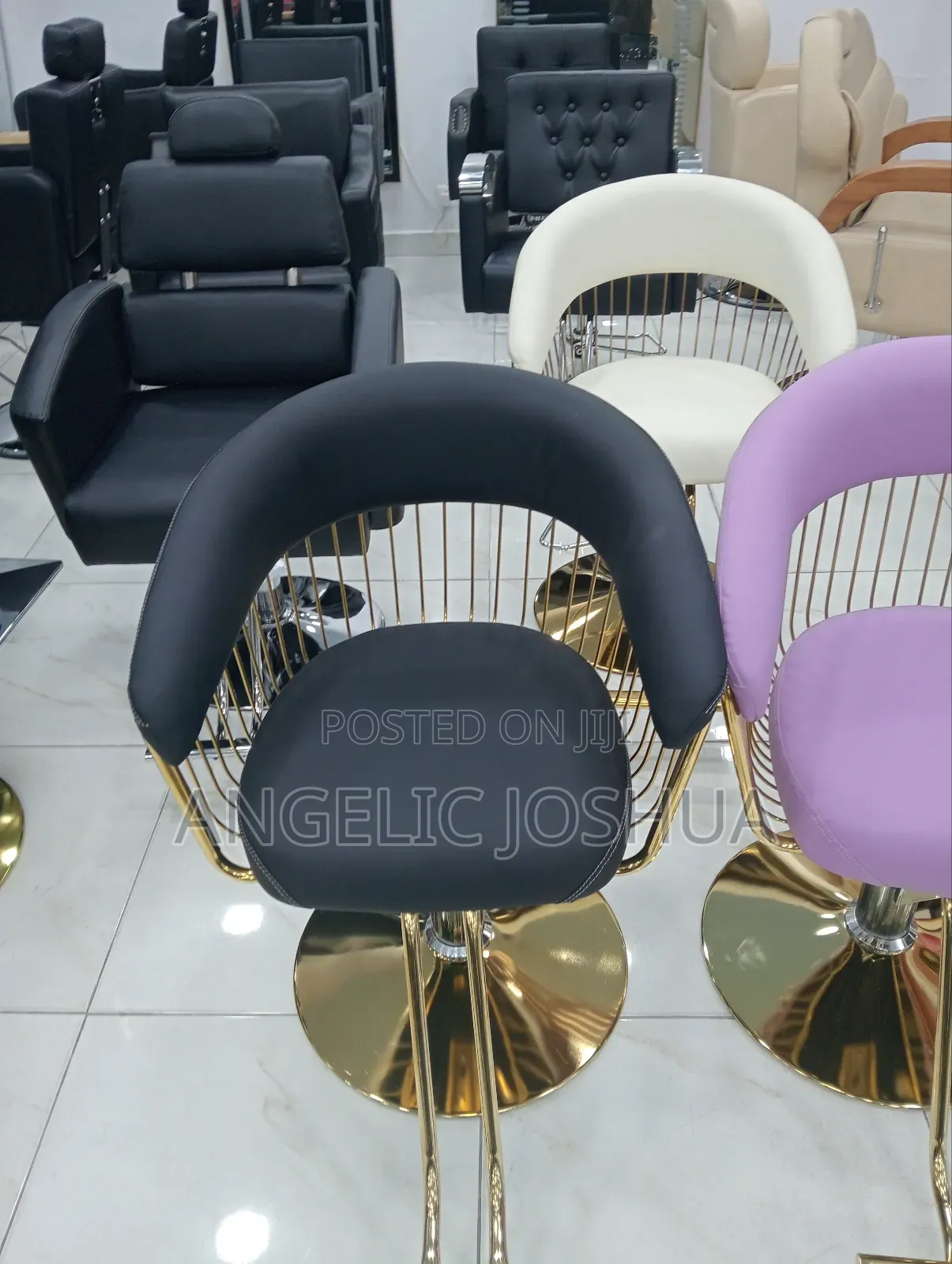 Gold Ironed Chair