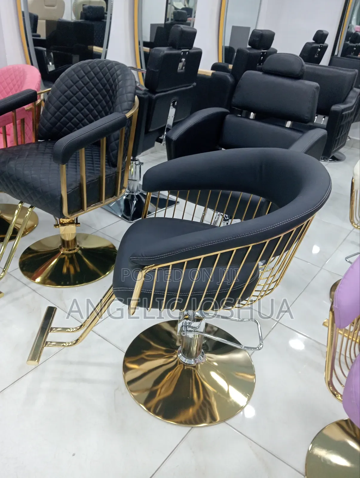 Gold Ironed Chair