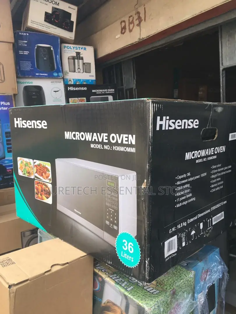 Hisense 34 Liters Inverter Microwave Oven (Black)