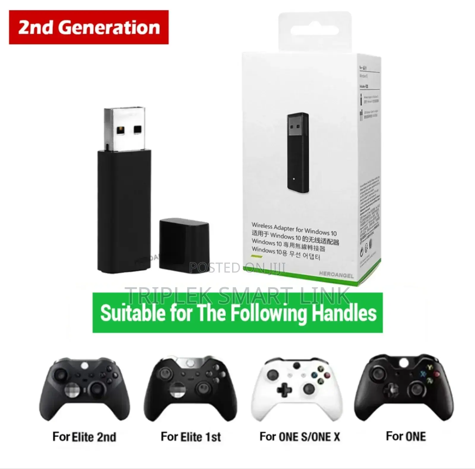 Xbox One 2nd Generation Wireles Adapter Pc for Windows7/8/10