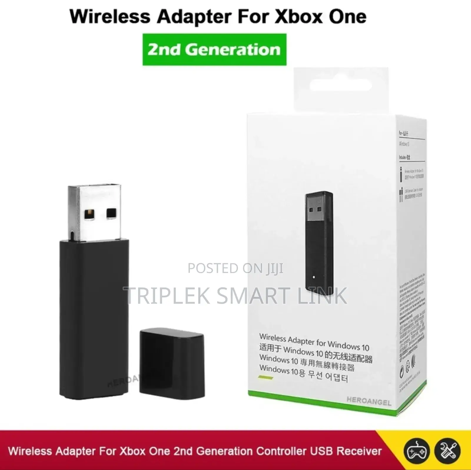 Xbox One 2nd Generation Wireles Adapter Pc for Windows7/8/10