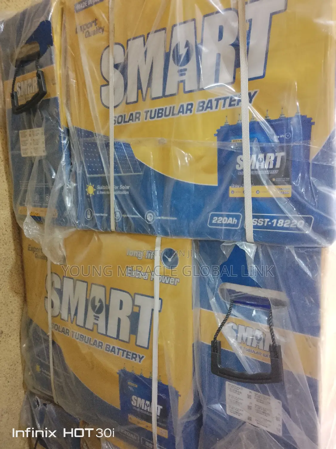 Original Smart Indian Battery 220ah/12v