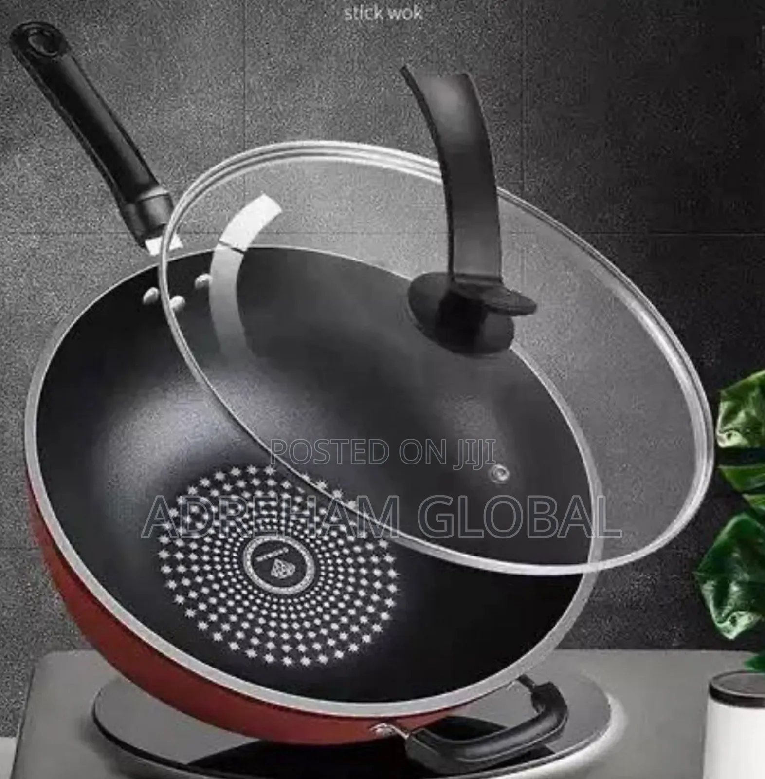 Superior Non Stick Spoon Fry Pan 34cm.