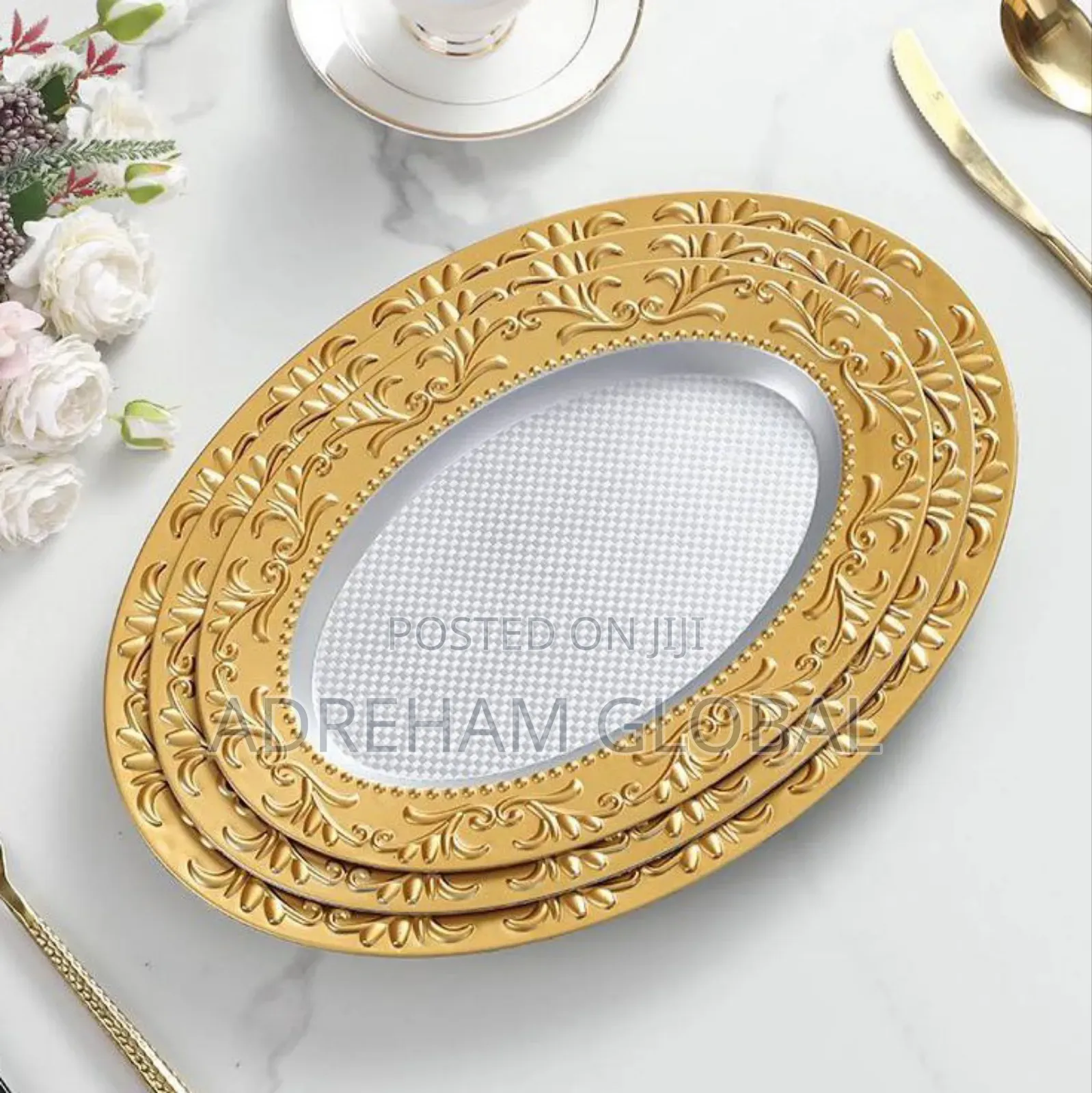 3 In1 Oval Serving Trays