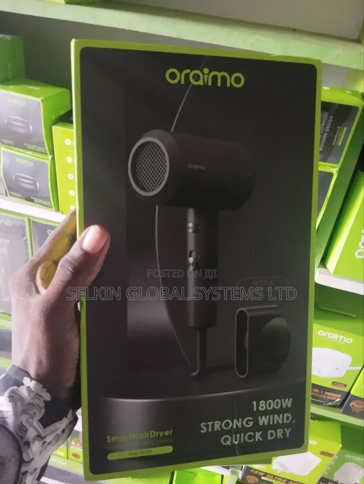 Oraimo Smart 1800W 3 Heat Modes Hair Professional Dryer