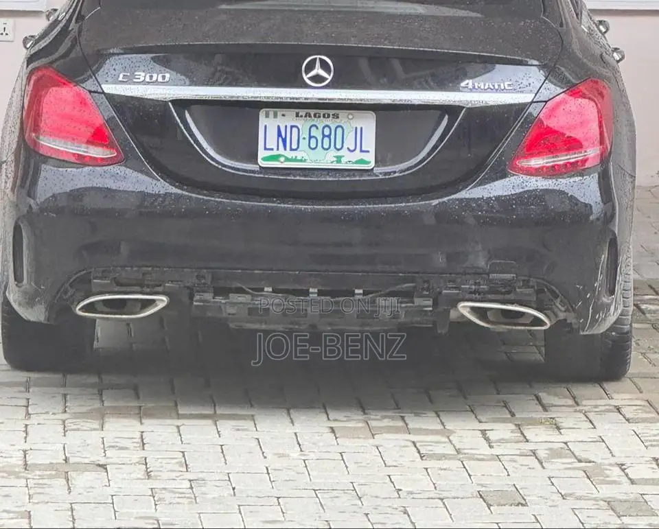 C300 2017 Back Bumper AMG Down Padded