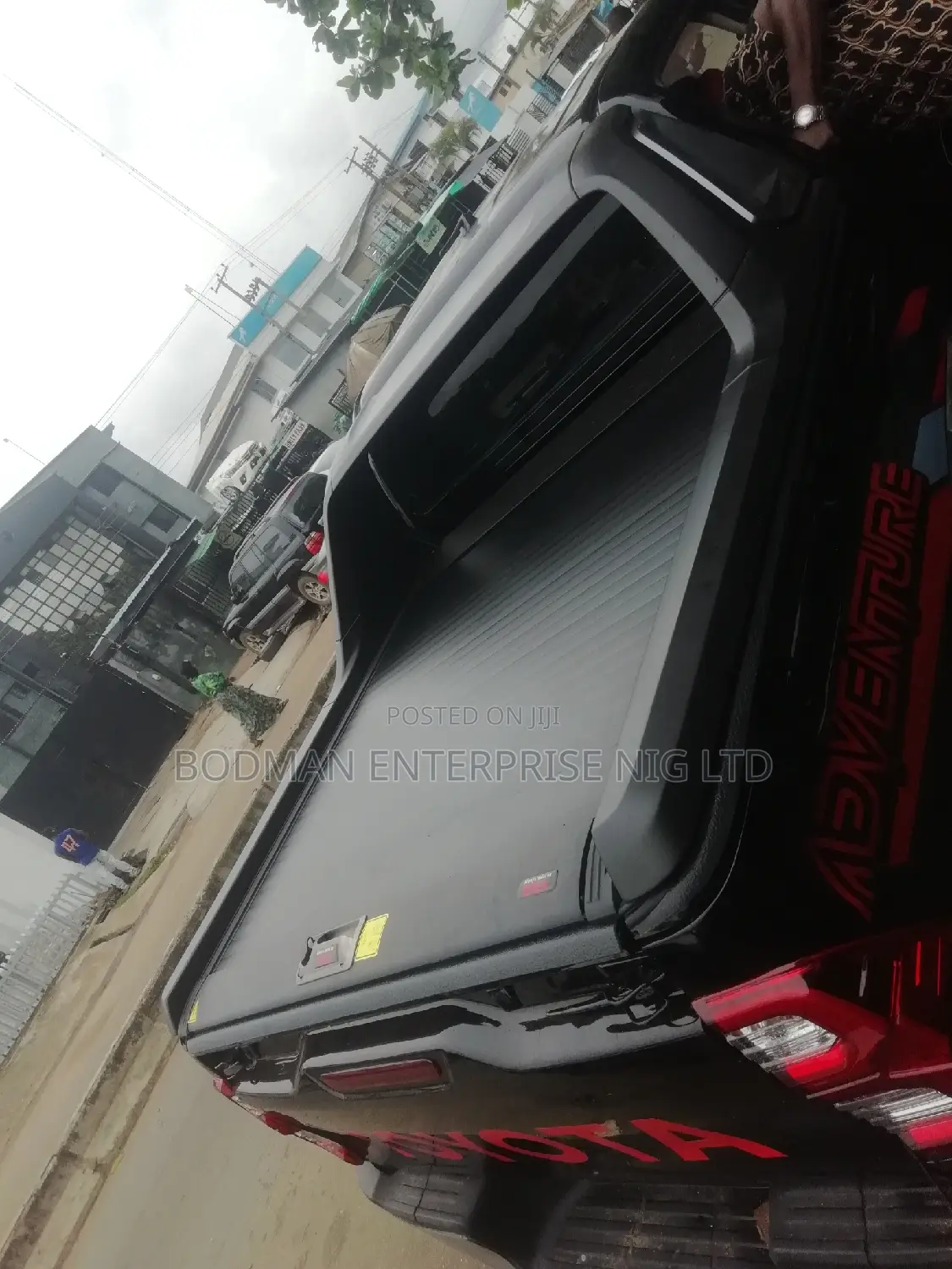 Toyota Hilux Rolling Boot Cover With Complete TRD Spoiler -: