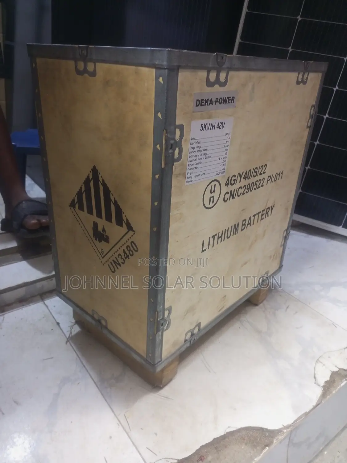 5kwh 51.2volts Deka Power Solar Lithium Ion Battery
