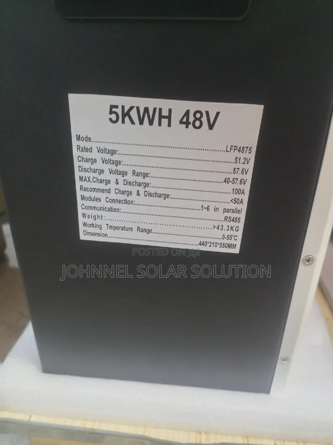 5kwh 51.2V DEKA POWER Lithium Ion Battery