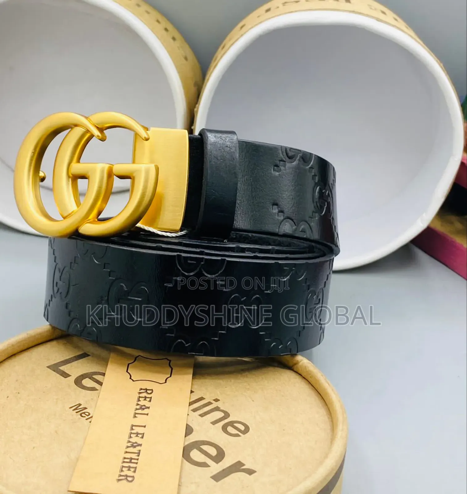 High-quality Gucci Gray, Black And Brown Belts