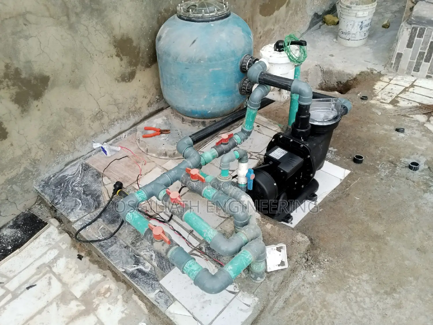 Neatly Built Swimming Pool Project Manager