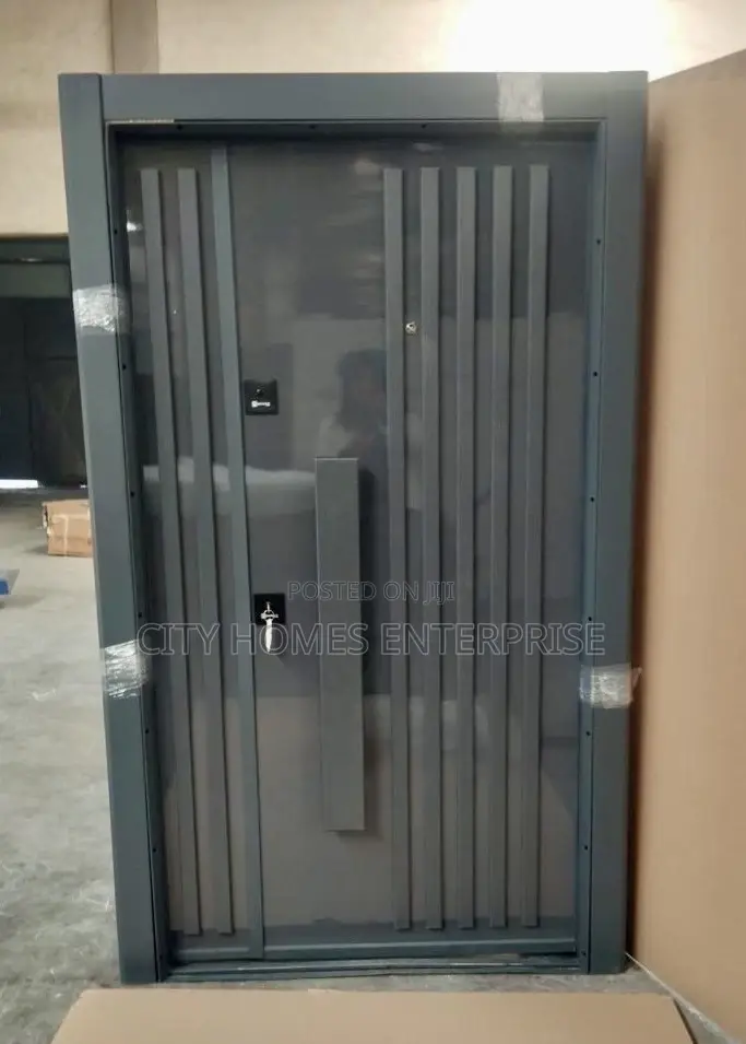 Gray Türkiye 4ft Entrance Security Luxury Door