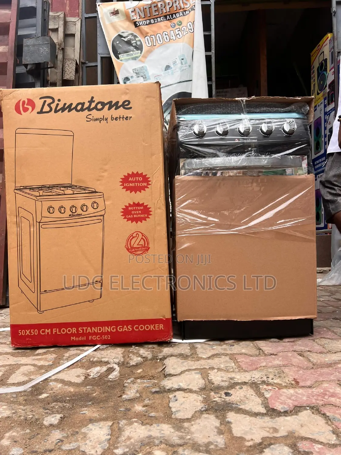 Original Binatone Floor Standing Gas Cooker