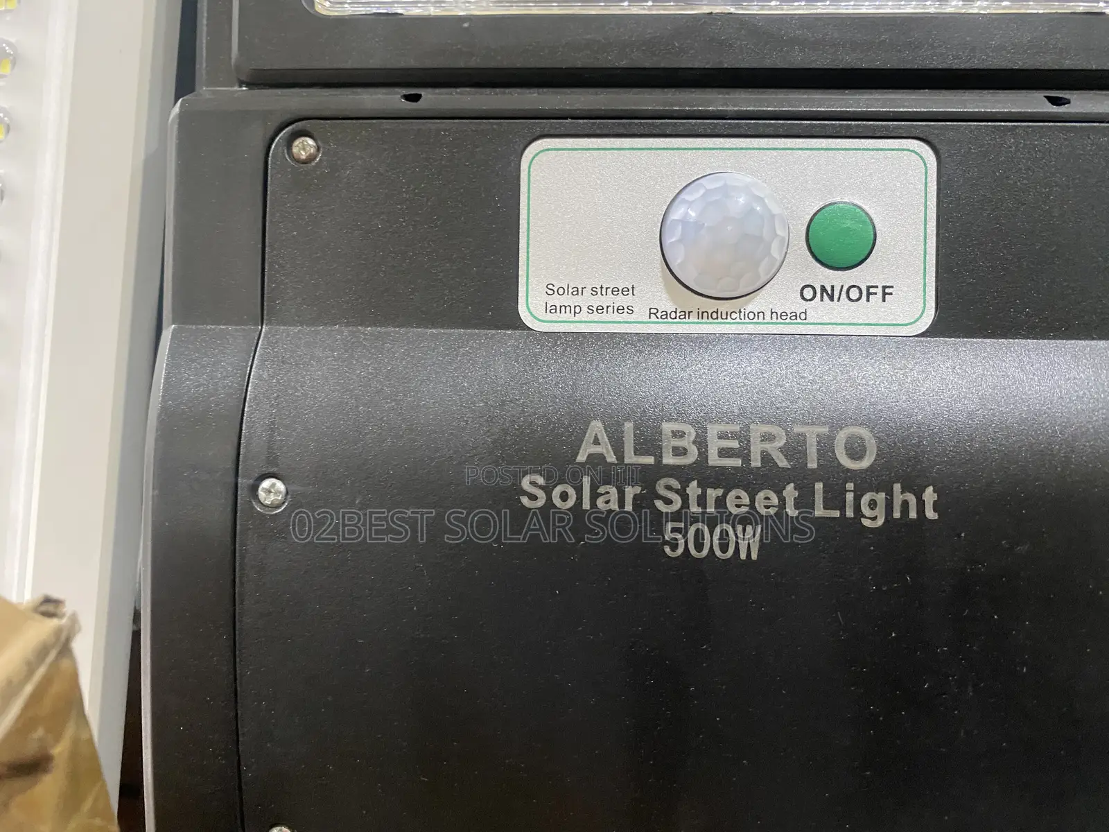 Alberto Original Solar Street Light 500w