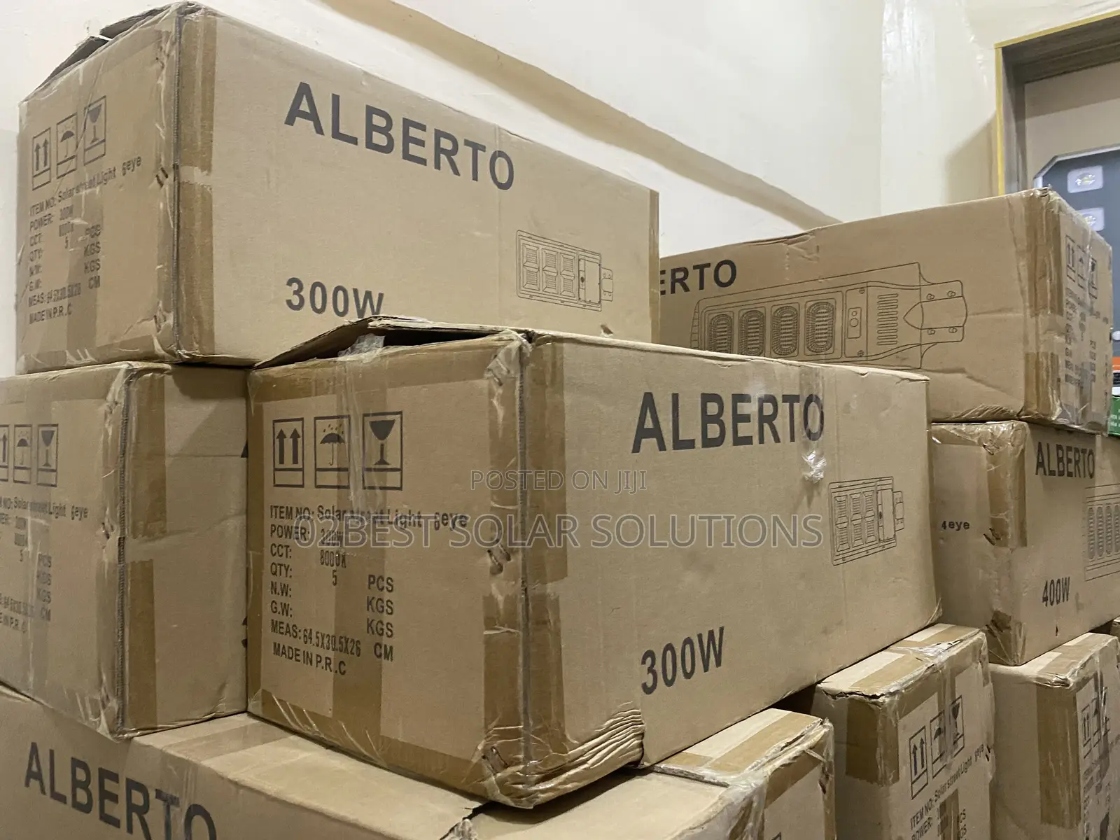 300W Alberto Solar Street Lights