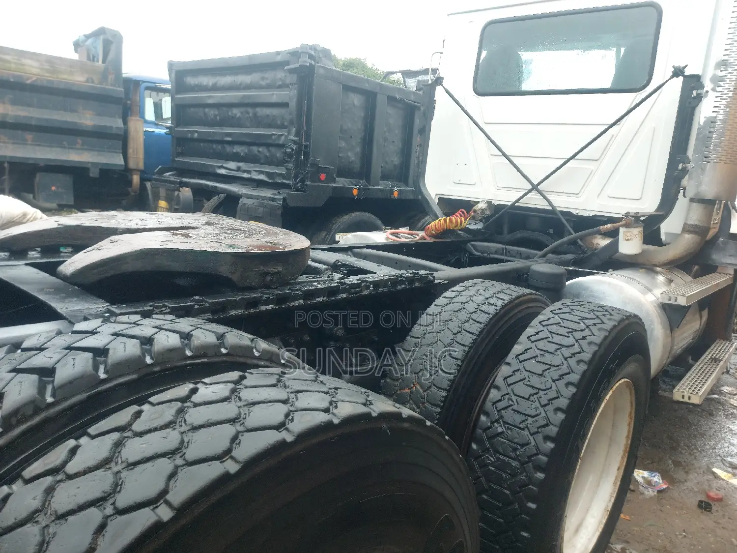 Foreign Used CH Mack Ten Tyres Head Truck Rotor Engine 470hp