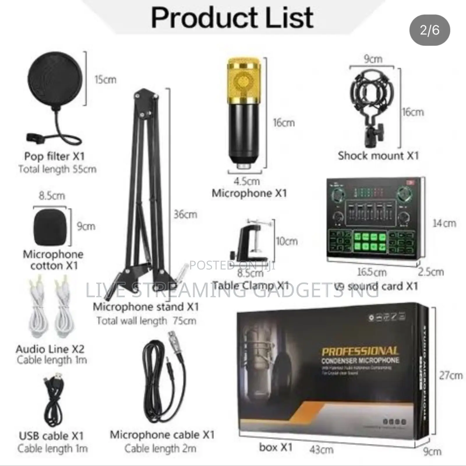 V9 Professional Live X Bm800 Soundcard