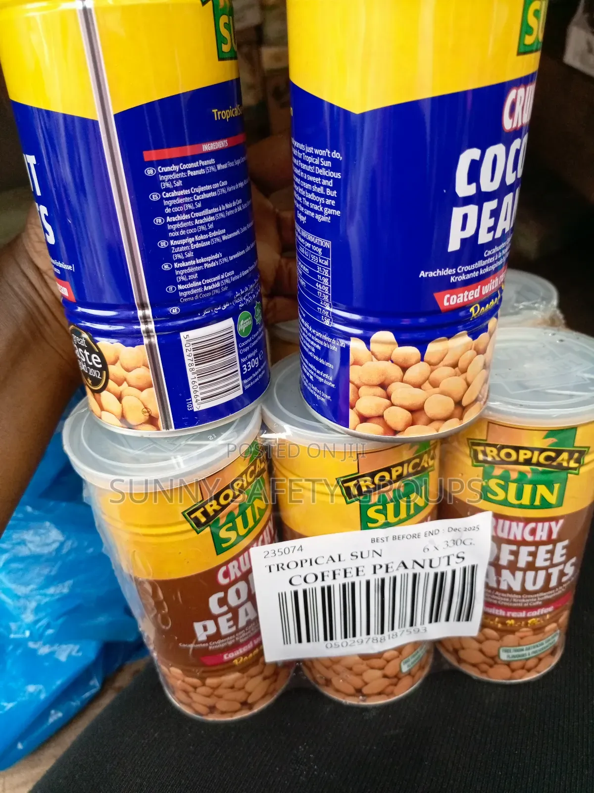 Carton of Crunchy Coconut Coffee Peanut
