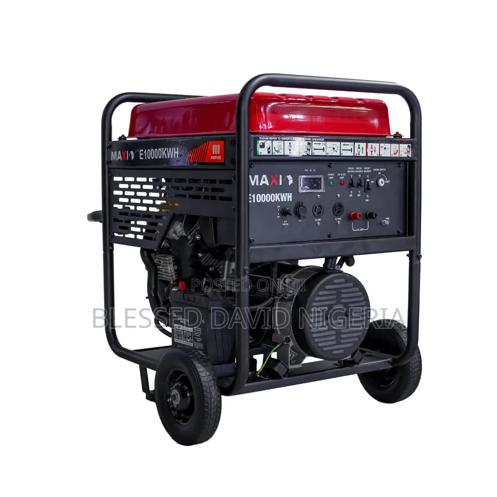 Maxi E10000KWH, 12.5kva (10kw) Heavy Duty Petrol Generator