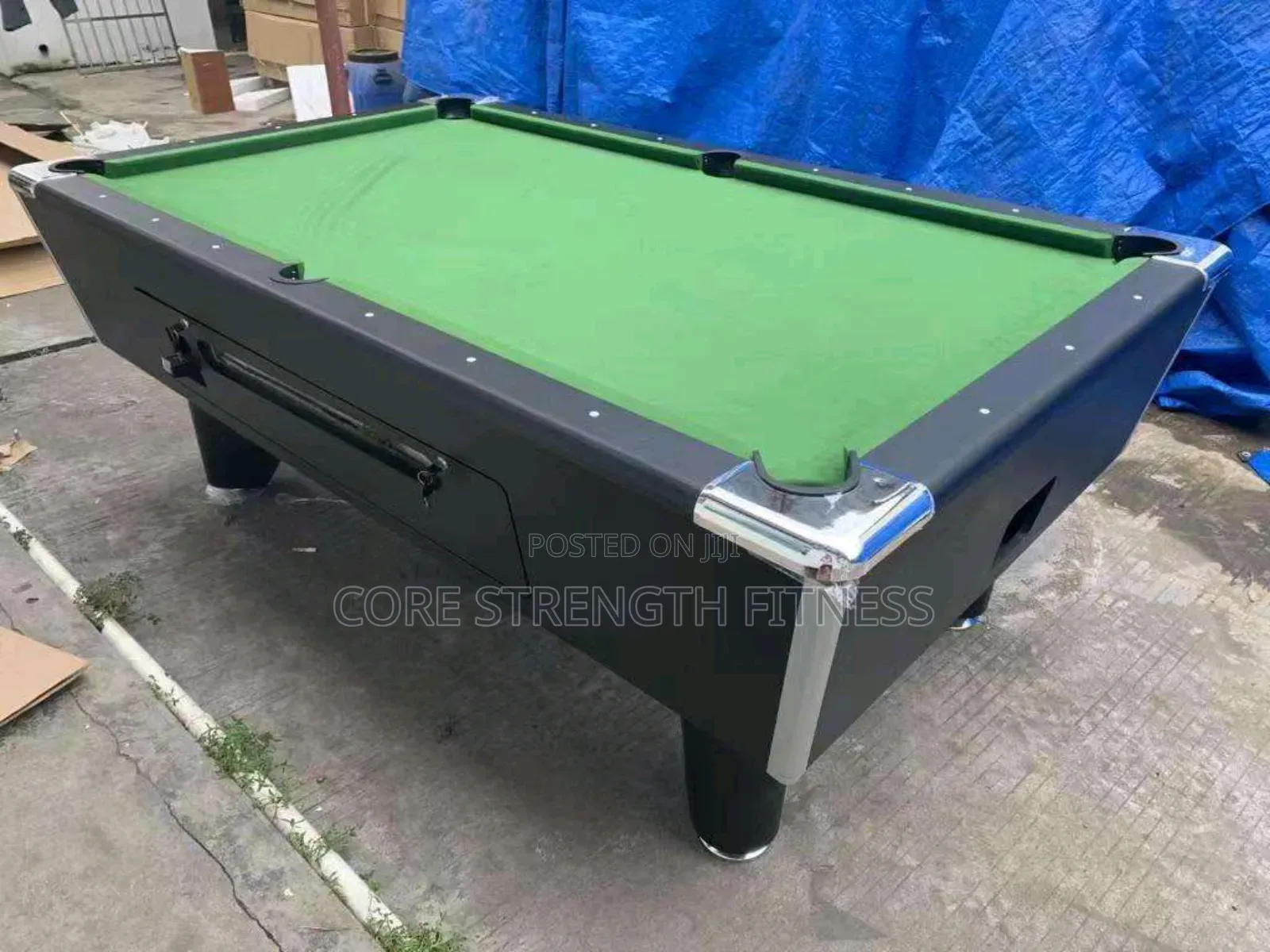 8ft Commercial Coin Operated Snooker With Full Accessories
