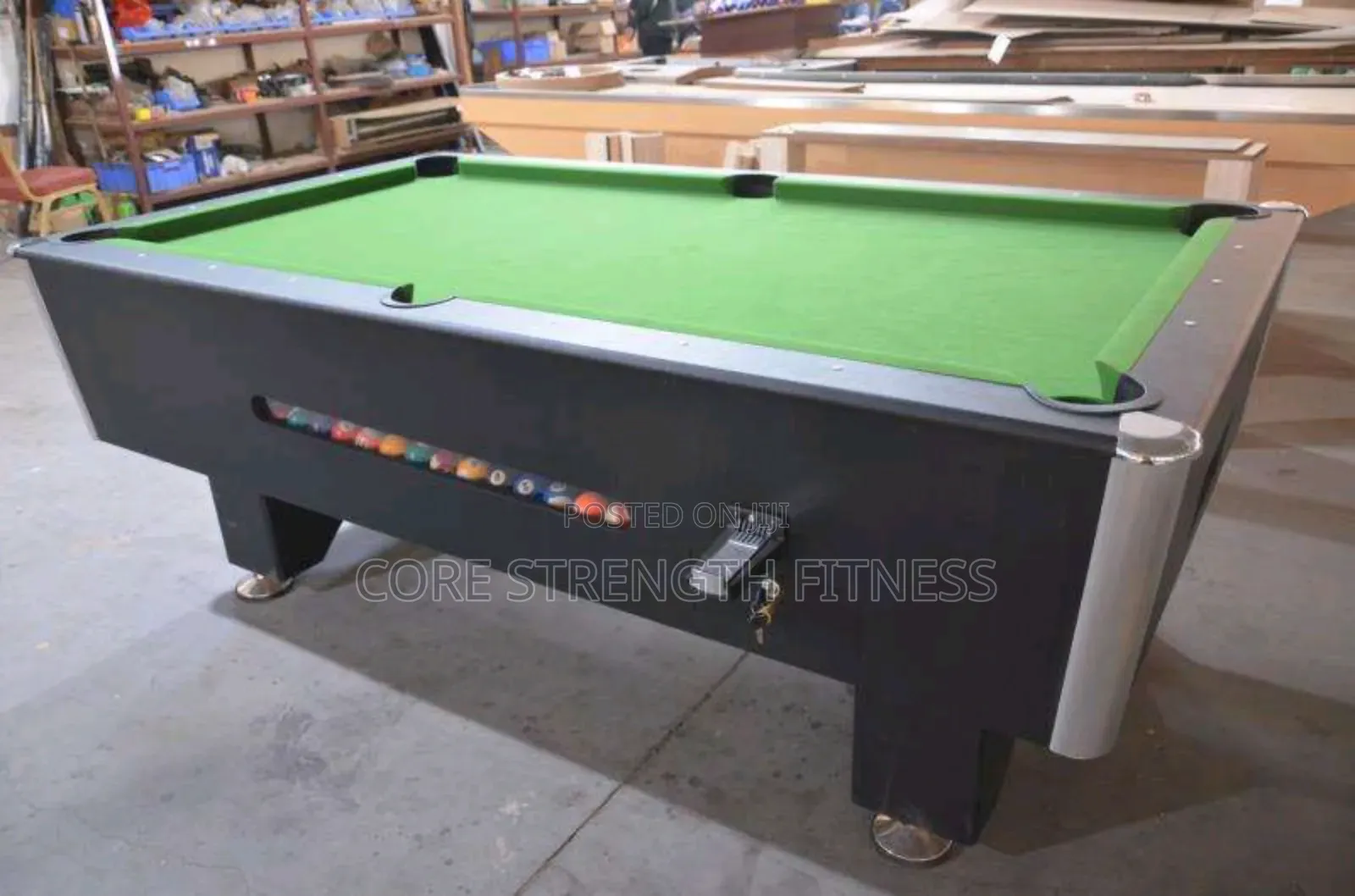 8ft Commercial Coin Operated Snooker With Full Accessories
