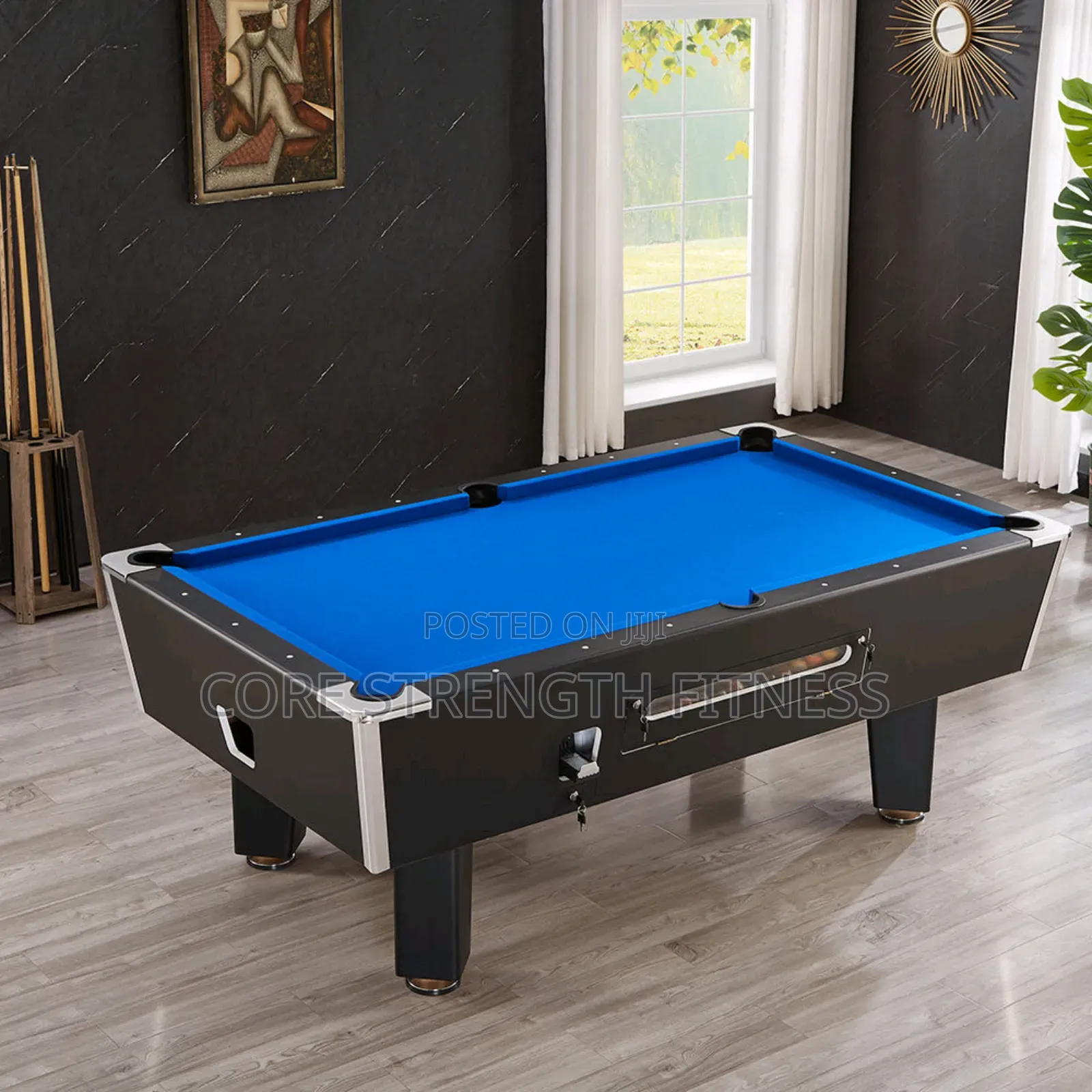 7ft Coin Operated Commercial Snooker With Full Accessories