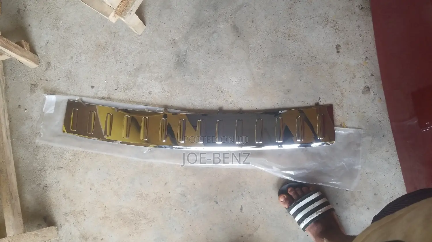 GLE350 Back Bumper Top Shining Crome