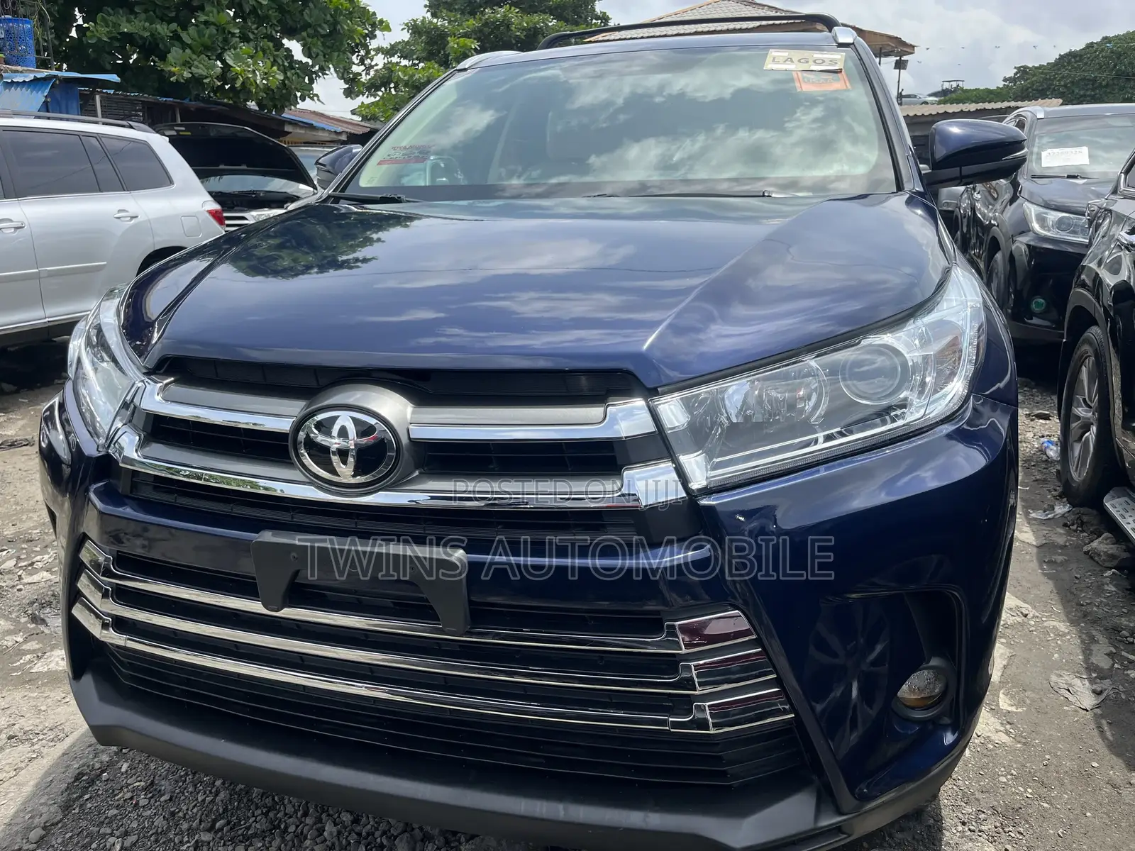 Toyota Highlander Limited 4dr SUV AWD (3.5L 6cyl 6A) 2015 Blue