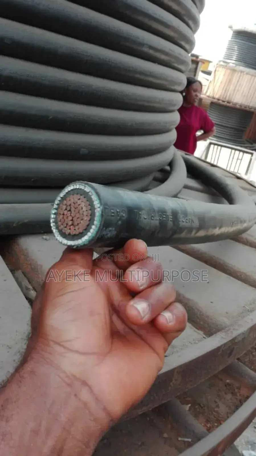185mm X 1core PVC Swa PVC Cu Cable