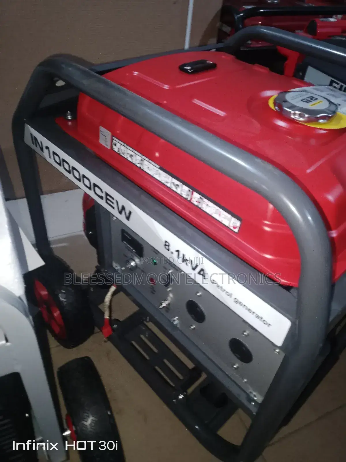 I Power Japan Standard Cooper Coil Generator 8.1kva 2 Yrs G