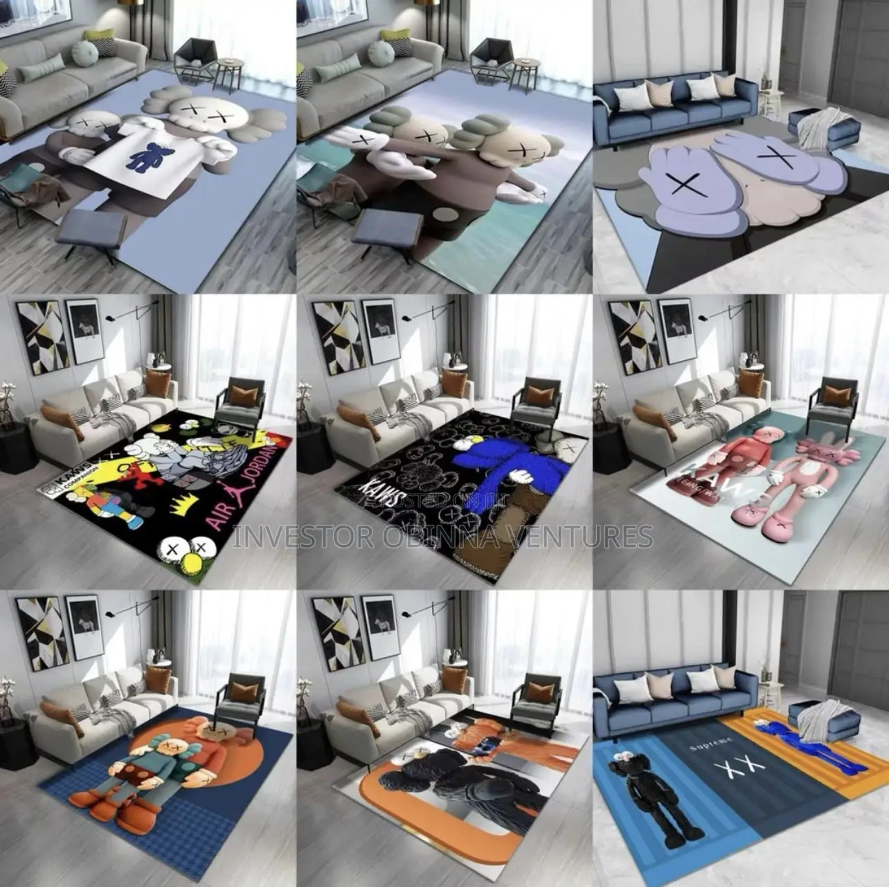 VIP Classic 3D Rugs- 5by7ft