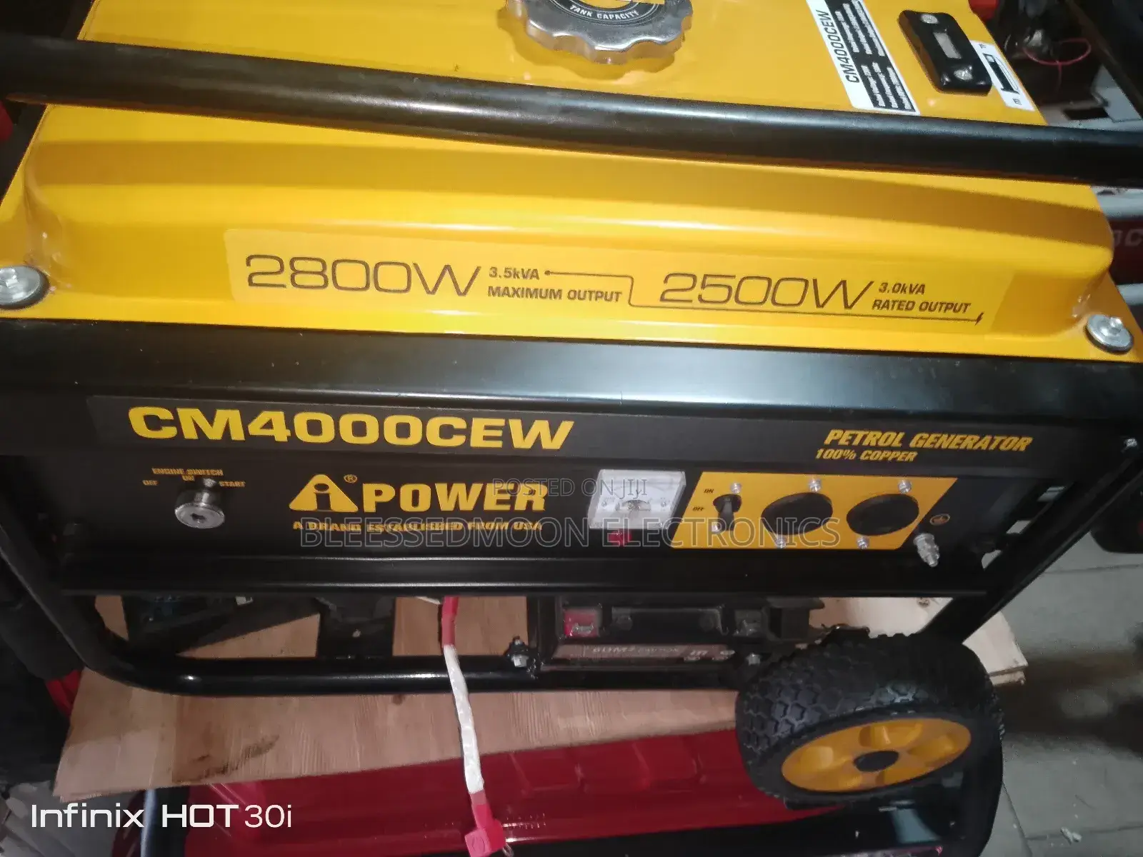I Power GENERATOR 100 Percent Cooper Coil 2.8kva
