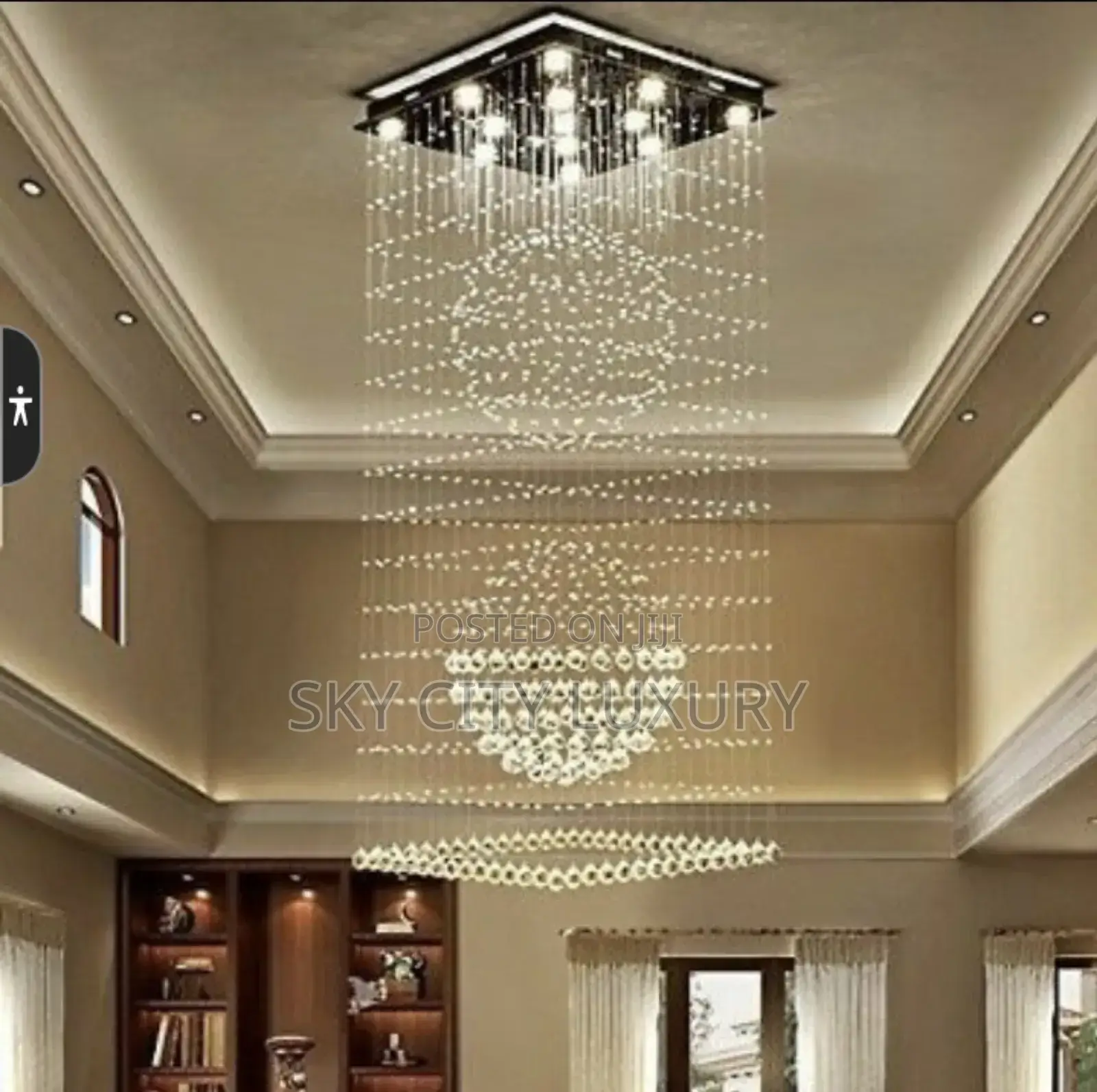 Led Crystal Chandelier Light