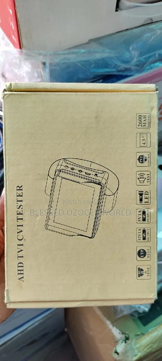 Portable Camera/CCTV Tester Monitor for AHD,TVI, CBVS Tool