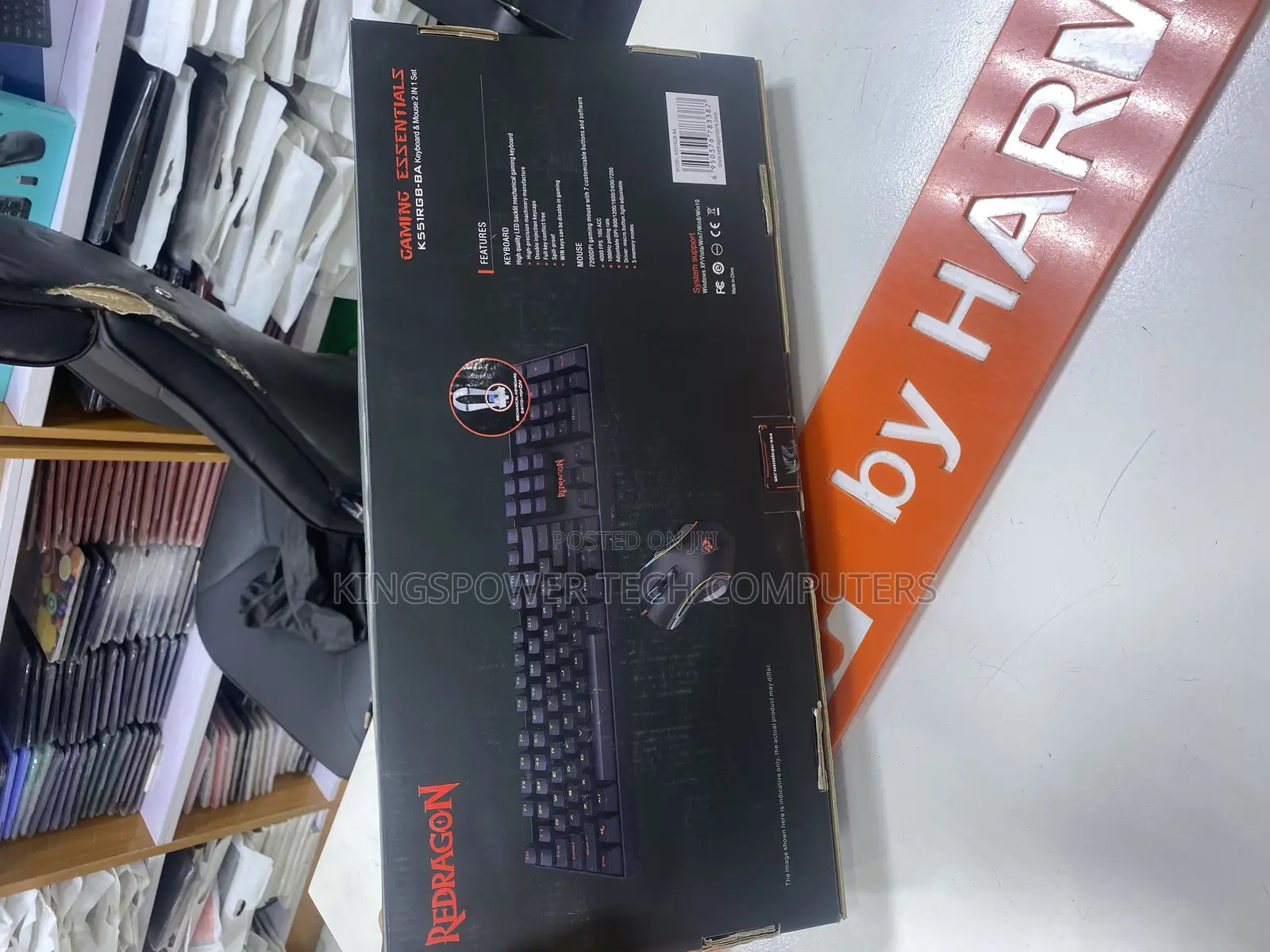 Gaming Keyboard and Mouse Redragon
