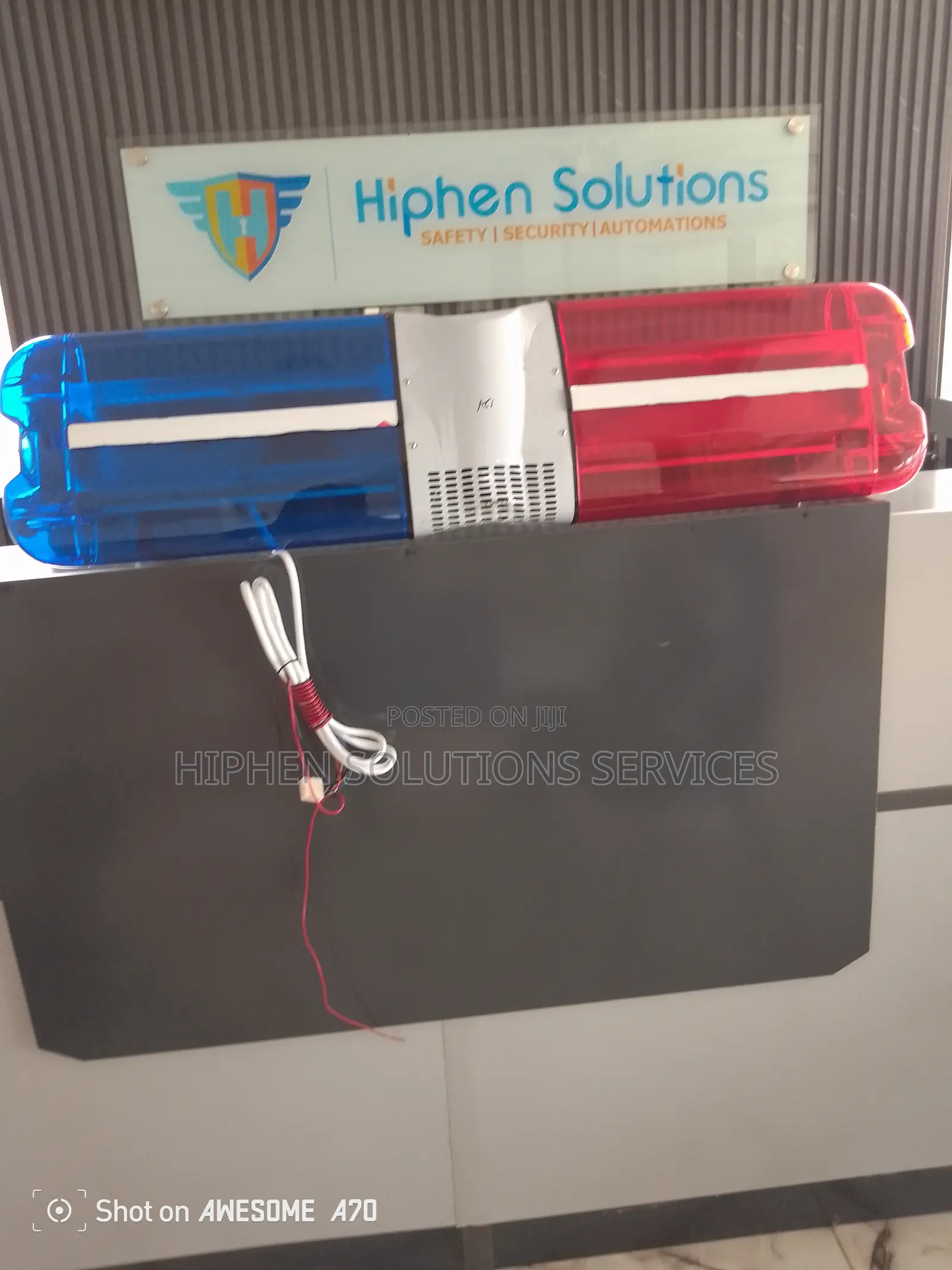 Patrol Light Bar With Siren and Speaker for Cars Vehicle