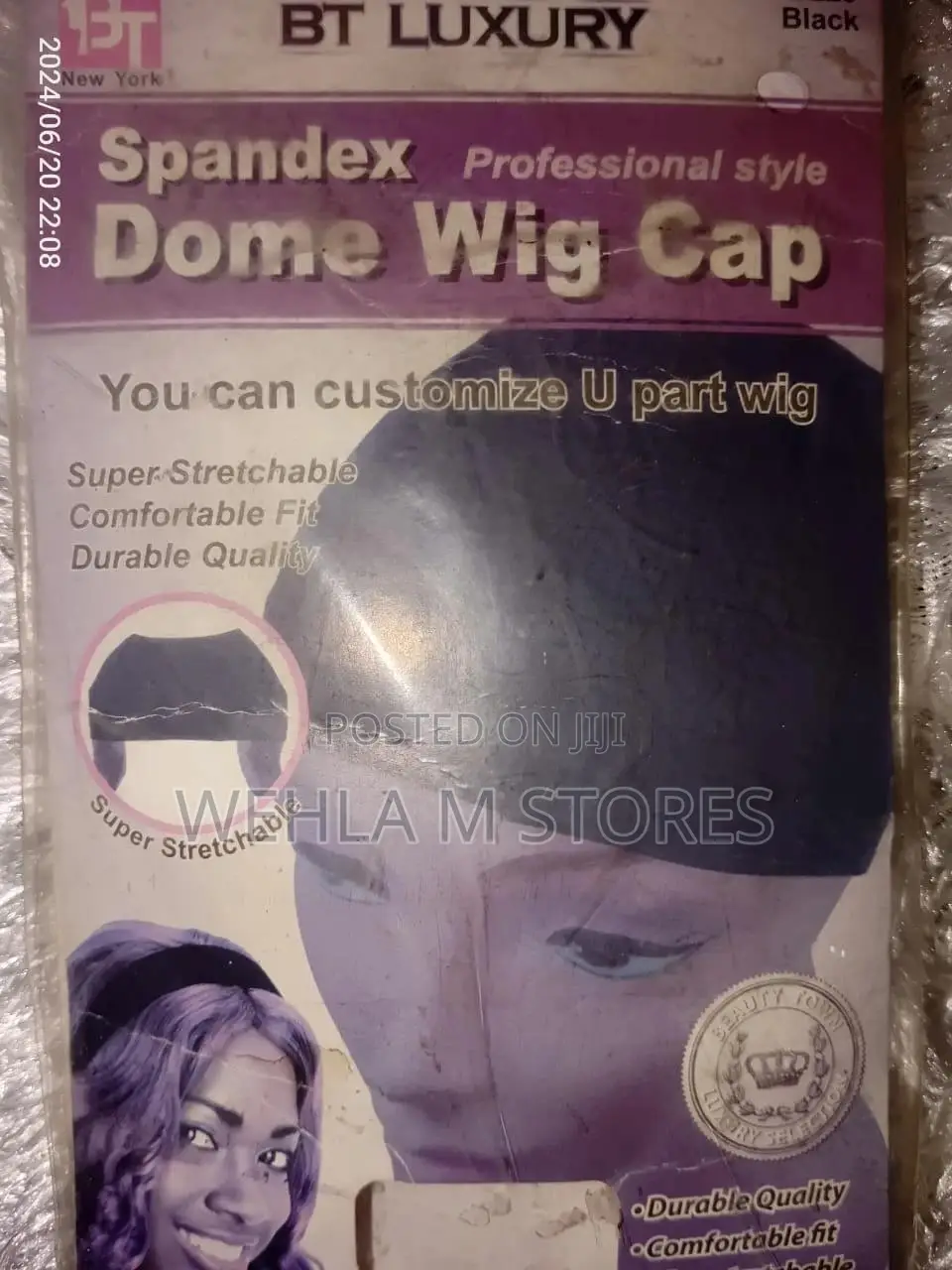 Bt Luxury Spandex Dome Wig Cap - Black
