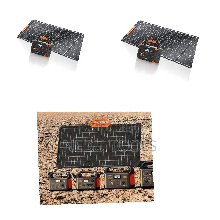 Power Station With Solar Panels