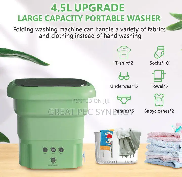 Collapsible Bucket Washing Machine