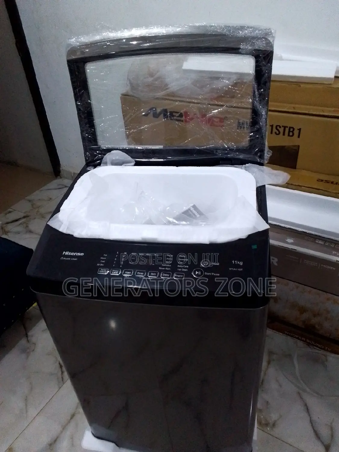 Easy Wash Hisense Automatic Wtja1102 Smart Control Machine