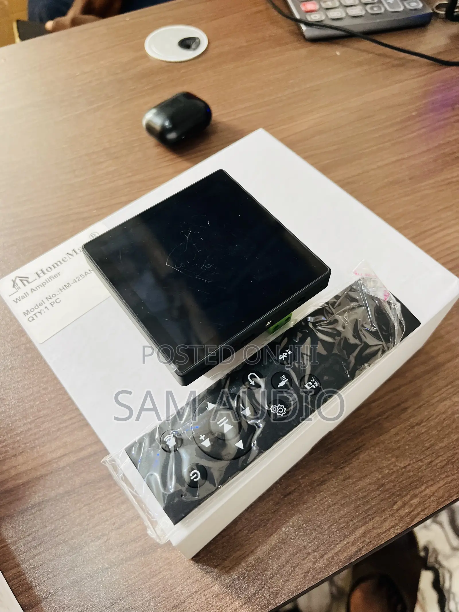 Black 4 Inch Inwall Android Amplifier