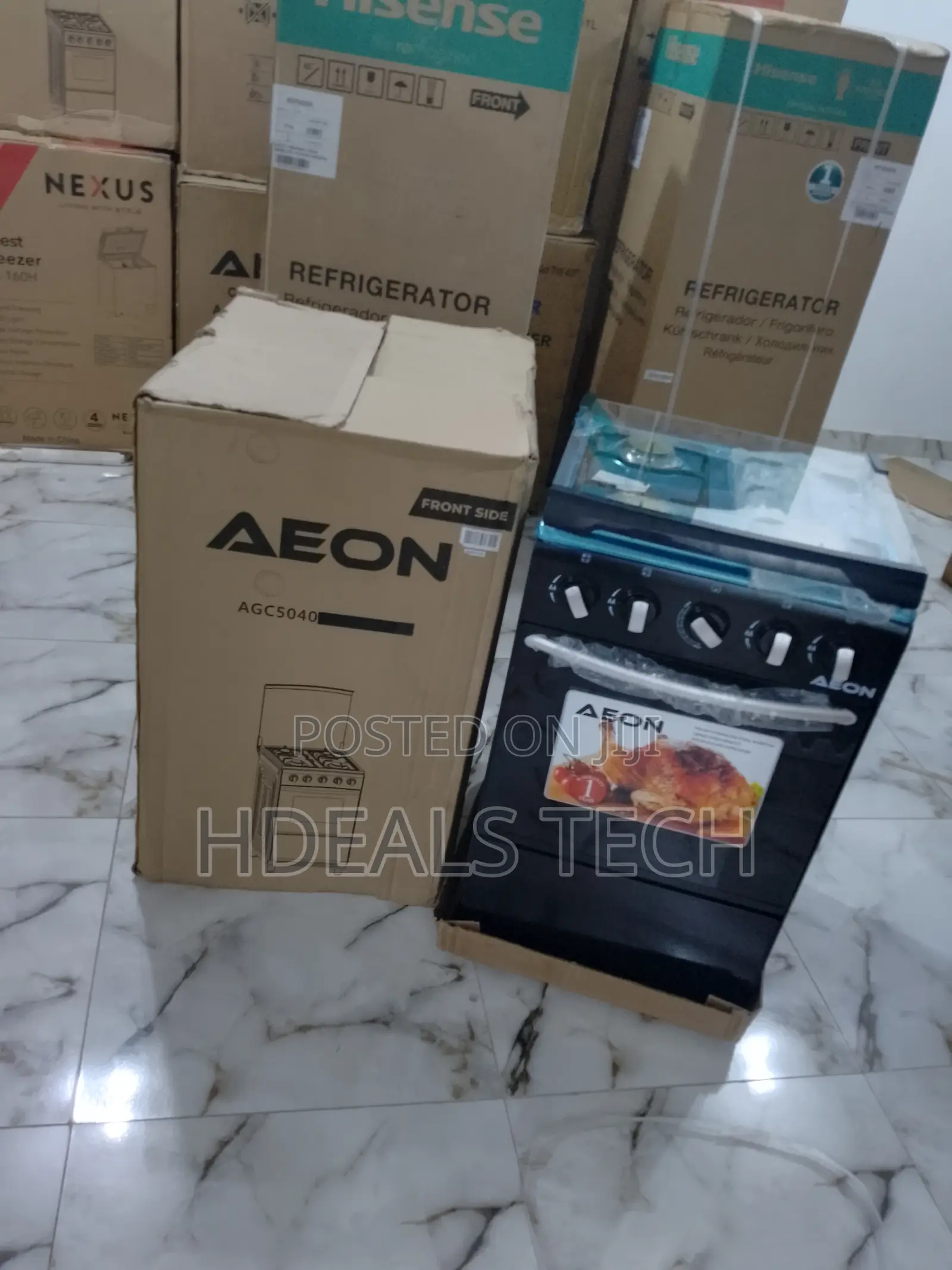 The New 4 Burner Gas Cooker - AEON