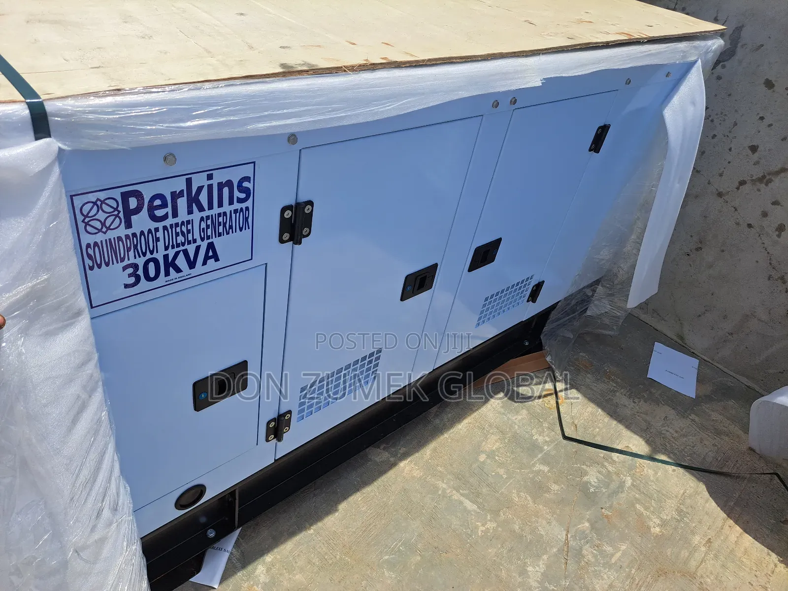 30kva Perkins Soundproof Diesel Generator Model 2024
